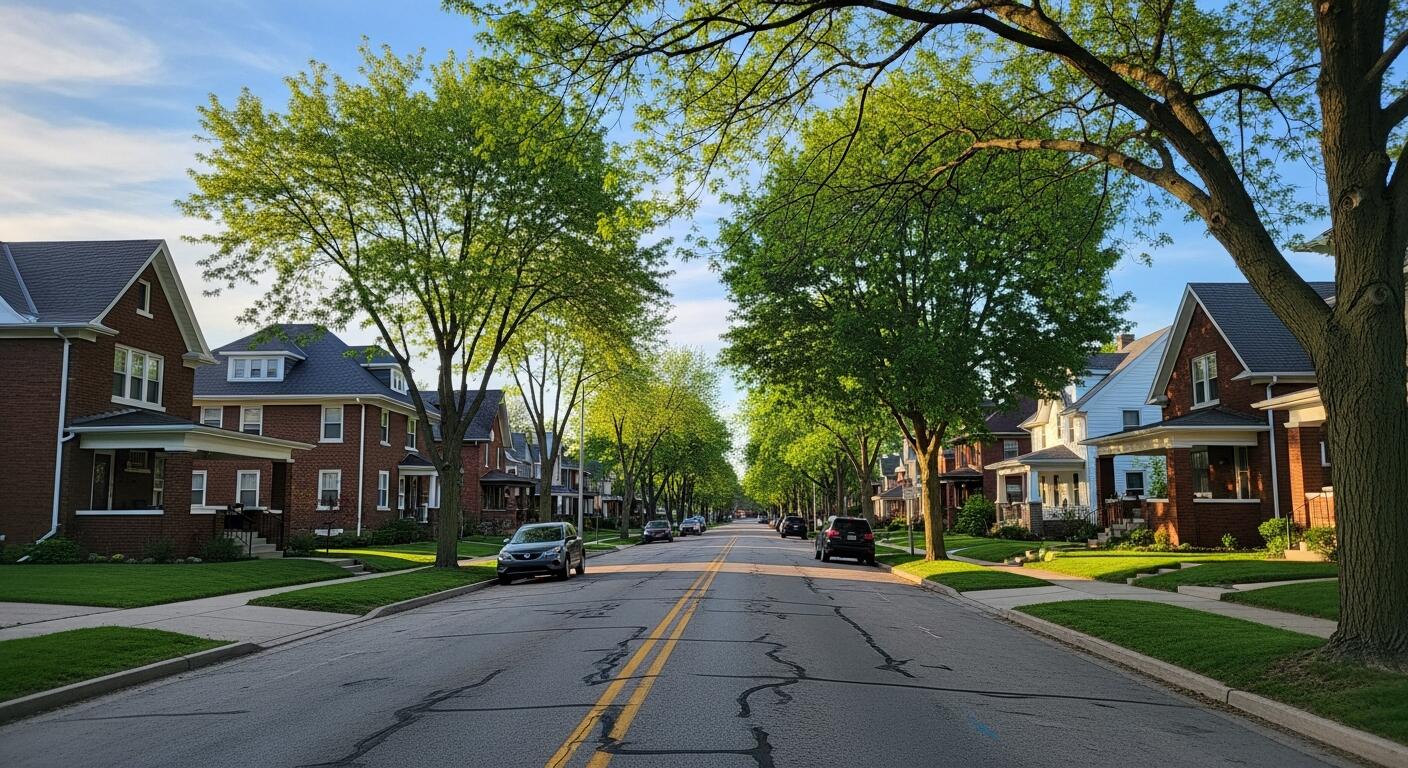 Washington Hills neighborhood in Iowa City, Iowa