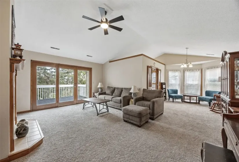 View from front entry.