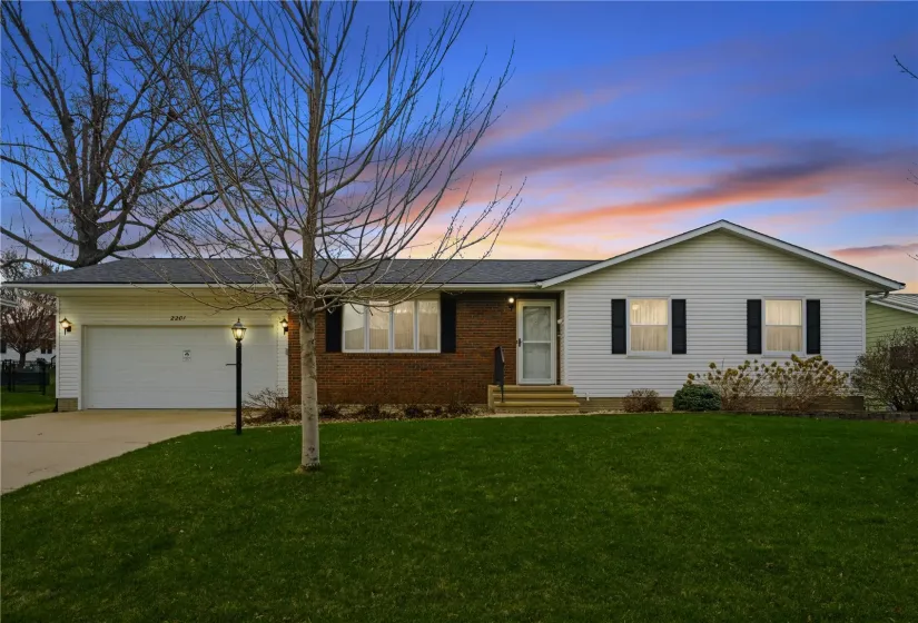 Front view of home