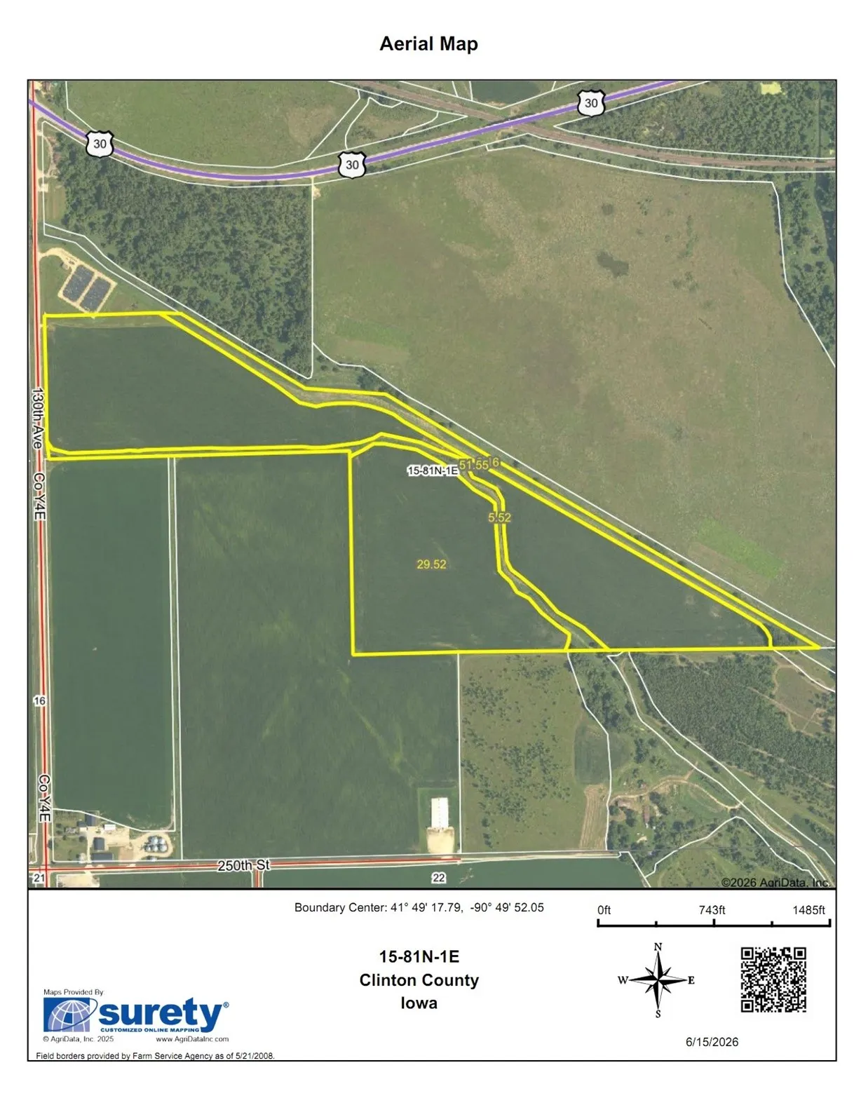 130th Avenue, Wheatland, Iowa 52777 – Property Featured Image