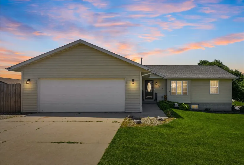 Front view of home
