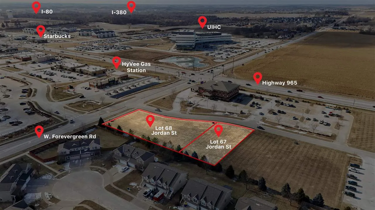 Lot 67 & 68 Forevergreen Rd & Jordan St, North Liberty, Iowa 52317 – Property Featured Image