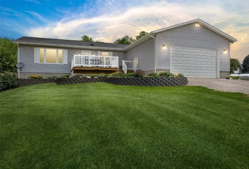 1.39 Acres with the back fenced.